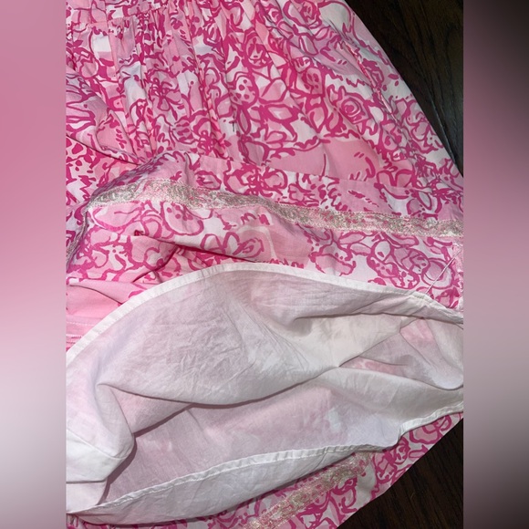 Lilly Pulitzer Strapless Richelle Dress size 6 in She's a Fox Print, NWOT - Picture 4 of 6